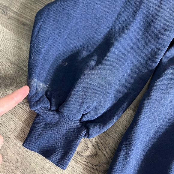 VTG Fresno State University Sweatshirt Mens XL California Distressed Made in USA - Picture 10 of 15